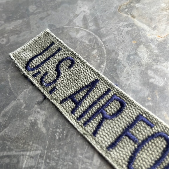U.S. AIR FORCE embroidered tape patch - vintage - Picture 6 of 10